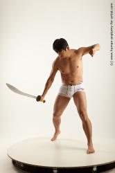 Fighting reference poses of Moses